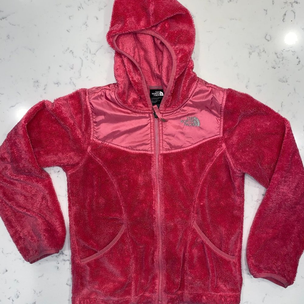 Girls M (10/12) Fuchsia Pink North Face Osolita Hooded Jacket